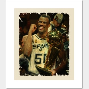 David Robinson - Vintage Design Of Basketball Posters and Art